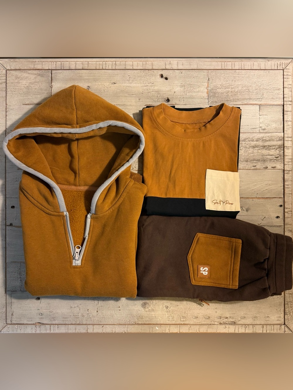 Salt & Pine size 5-6 years hoodie, joggers & LS top bundle